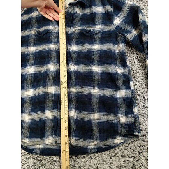 AMERICAN EAGLE Super Soft Jacket Shacket Womens SZ L Boyfriend‎ Plaid Grunge - Picture 3 of 11